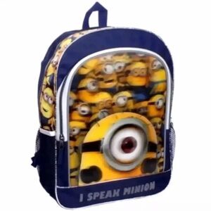 (NWT) Despicable Me "I Speak Minion" 16” Kids
School Backpack